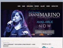 Tablet Screenshot of dianemarino.com